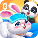 baby panda's pet care center android application logo